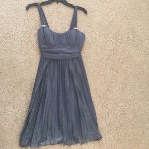 Junior dress with rhinestone accessory. Size M